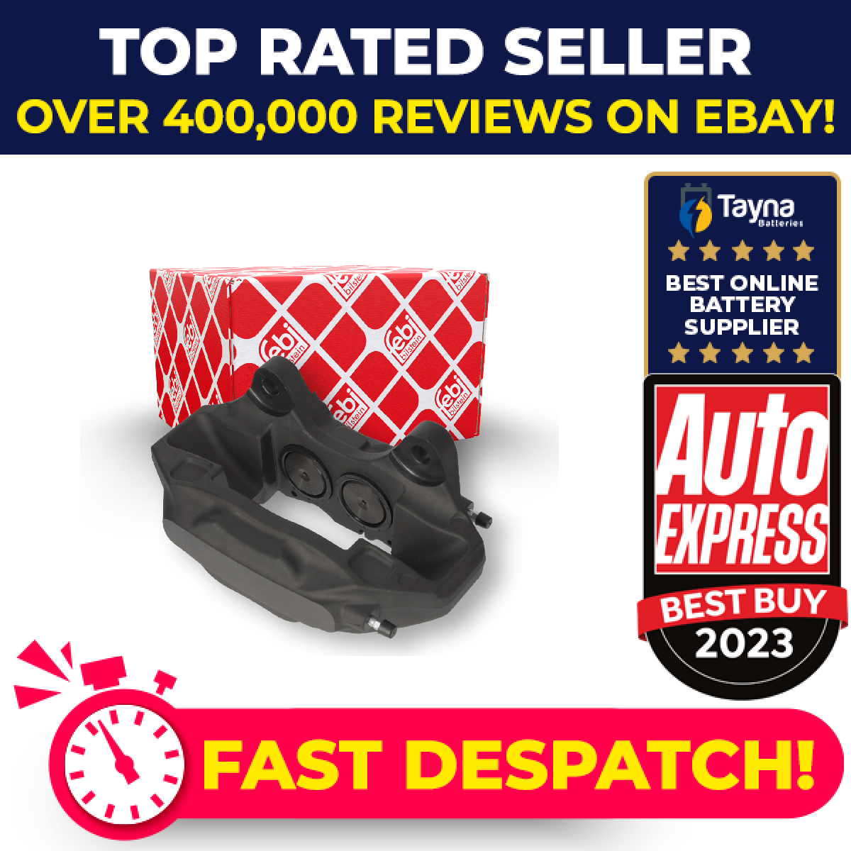 Brake Caliper fits VW TOUAREG 7L 3.2 Front Left 02 to 06 7L6615123R 7L6615123RS1