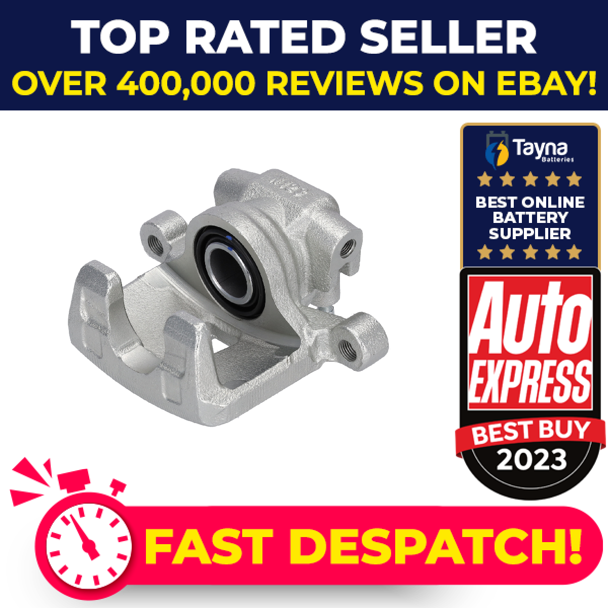 Brake Caliper fits CITROEN C-CROSSER VU4HNH 2.2D Rear Left 2007 on Blue Print