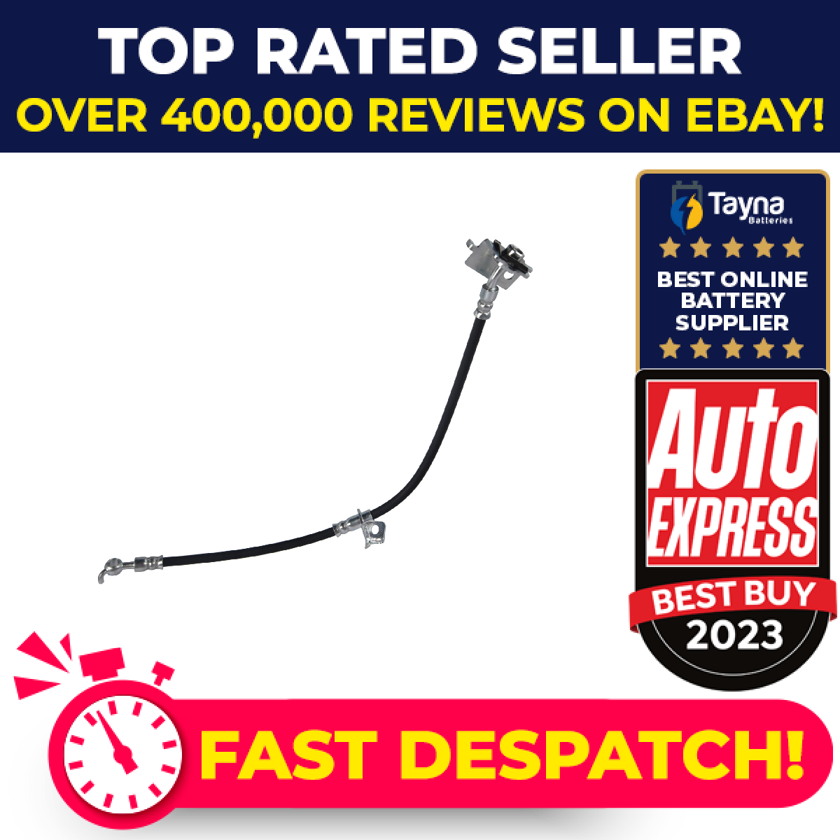 Brake Hose fits HYUNDAI KONA 1.0 Front Right 2017 on G3LC Hydraulic Blue Print