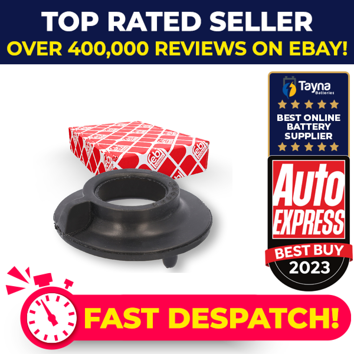 Spring Cap / Seat fits DACIA SANDERO Mk2 Rear Lower 2008 on Mount Suspension New