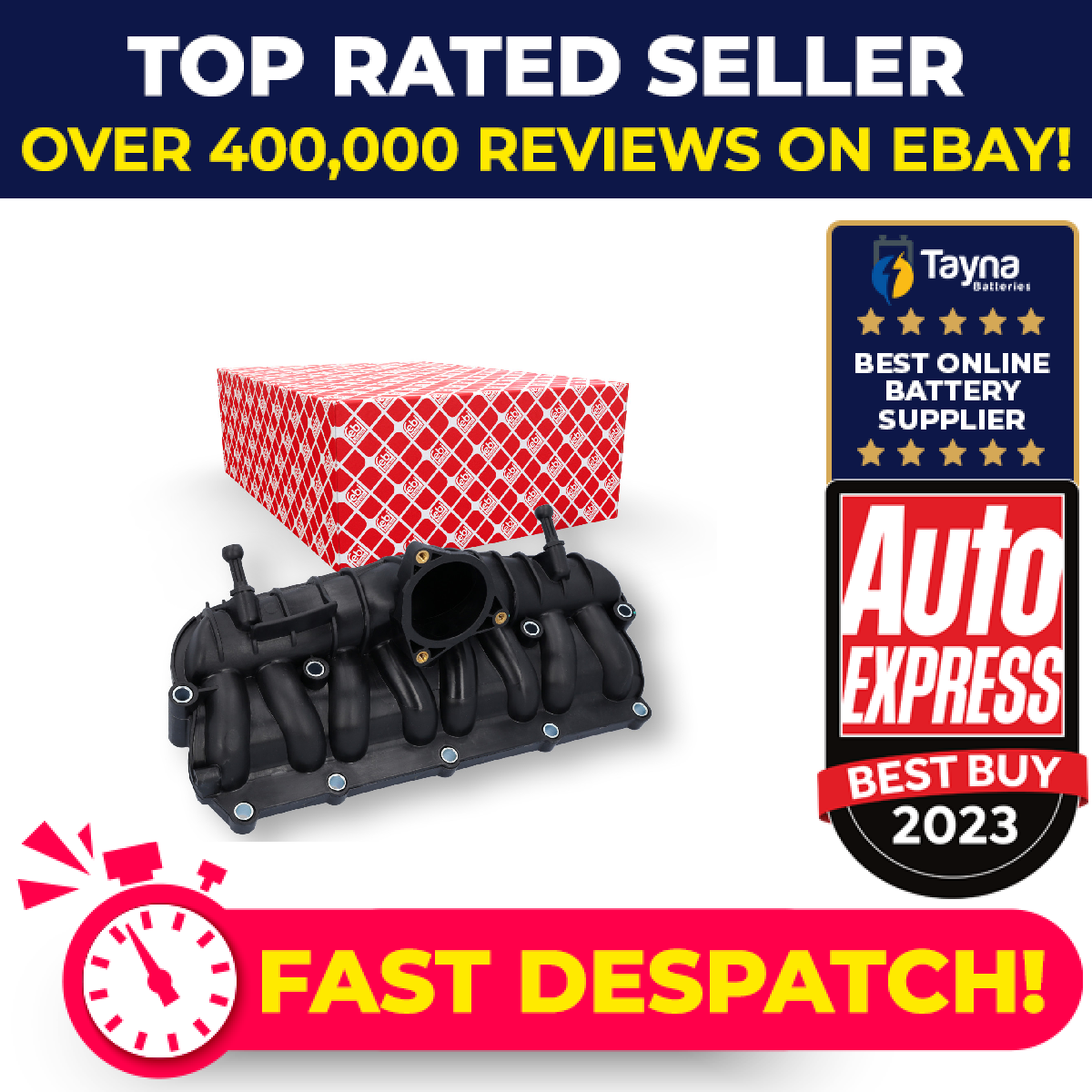 Fitting, intake manifold fits VW TOURAN 1T 2.0D 03 to 10 03G129713AF 3G129713AF