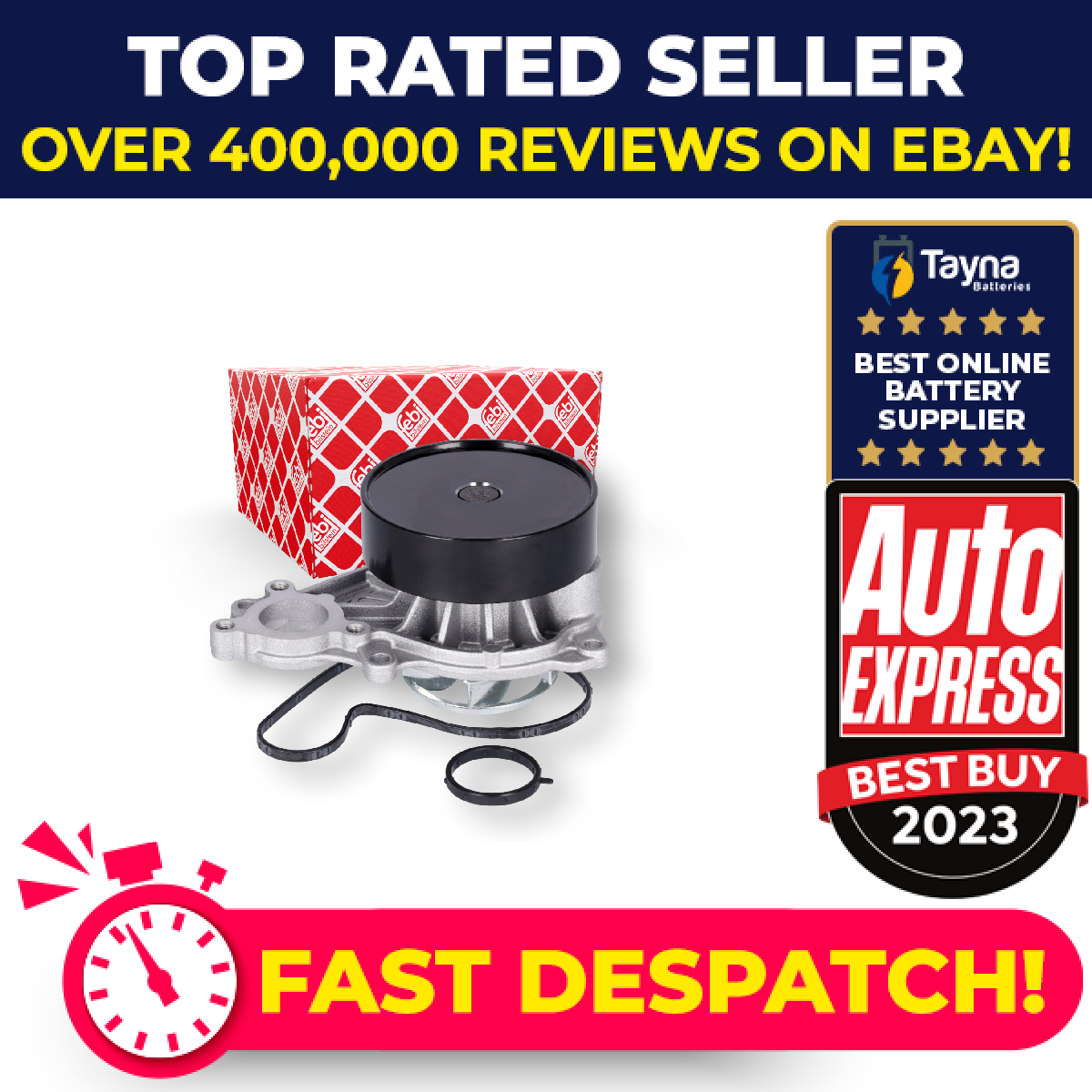 Water Pump fits BMW X1 F48, U11 1.5 2015 on Coolant 11518631940 11518631940SK