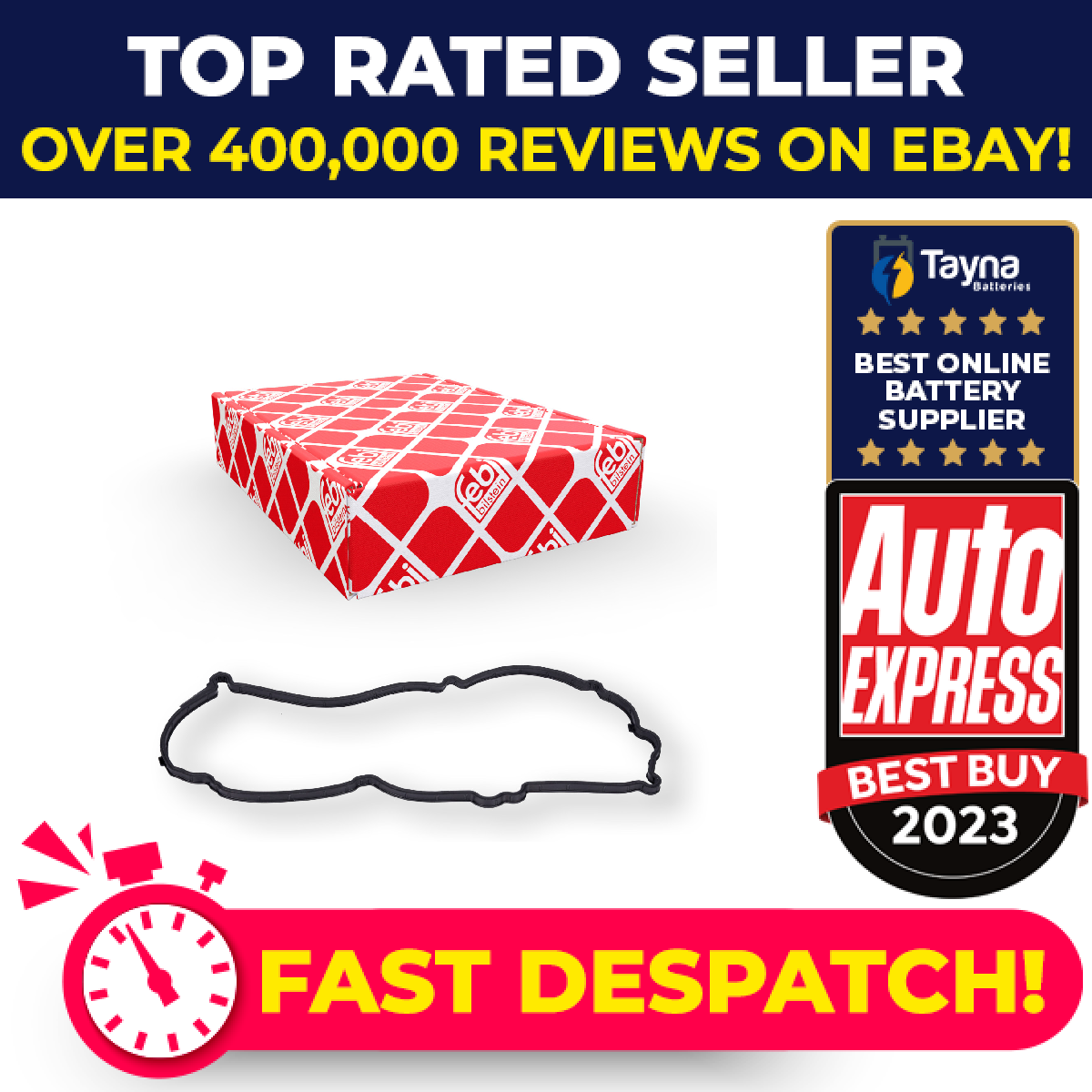 Rocker Cover Gasket fits AUDI A6 C7 2.0D 13 to 18 CNHA 04L103483 4L103483 Febi