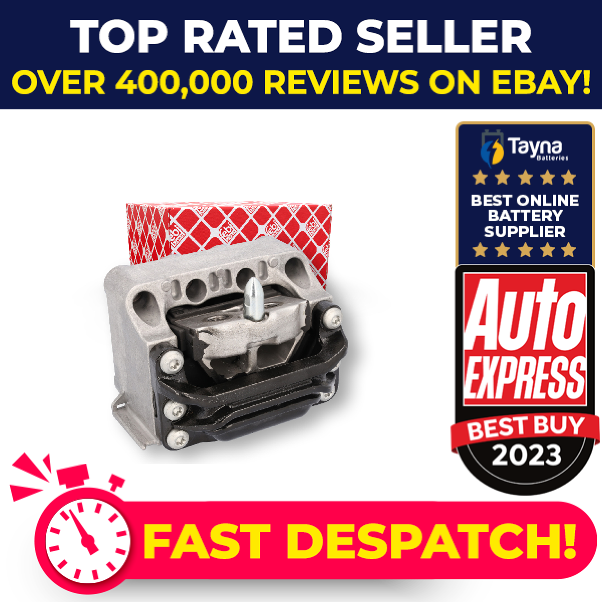Engine Mount Front 183350 Febi Mounting A9602419713 9602419713 Quality New