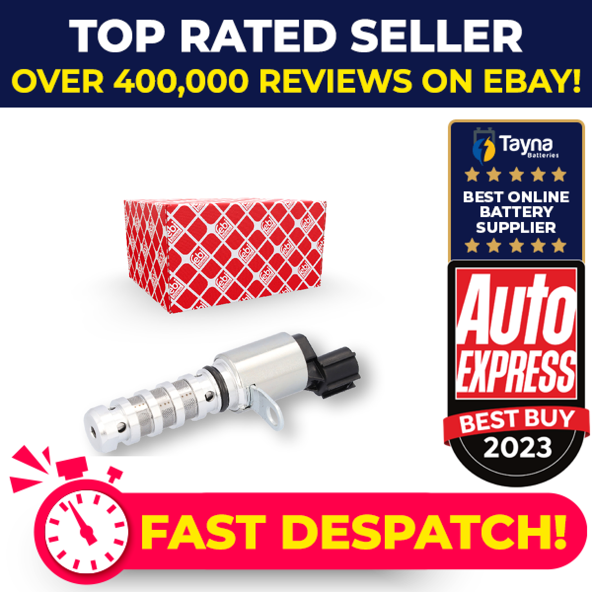 Camshaft Adjuster Valve fits HYUNDAI i20 GB, Mk3 1.4 Intake side 2014 on G4LC