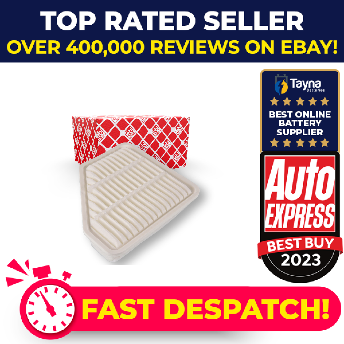 Air Filter fits TOYOTA VERSO AUR20 2.0D 09 to 18 1AD-FTV 178010R030 1780126020