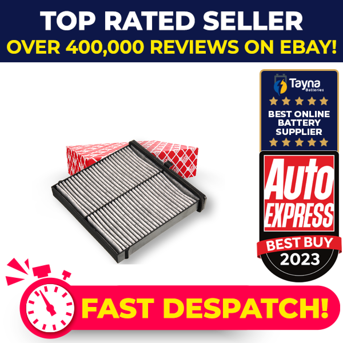 Pollen / Cabin Filter fits MAZDA MX30 2020 on MH01 BDGG61J6X9A Febi Quality New