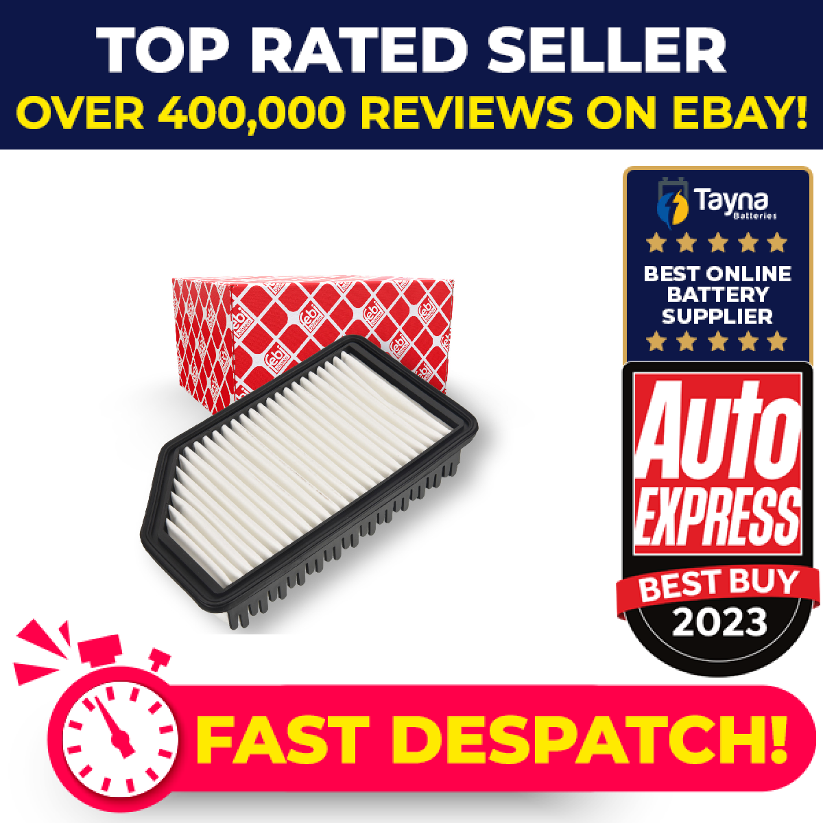Air Filter fits KIA RIO Mk3 1.1D 11 to 17 D3FA S281131R100 28113B2000 281131R100