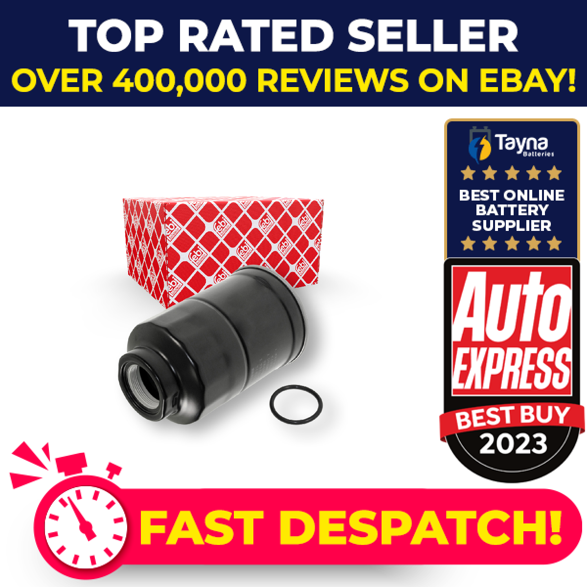 Fuel Filter fits NISSAN CABSTAR F22, F23, TL0 2.3D 2.5D 2.7D 3.0D 82 to 01 TD23