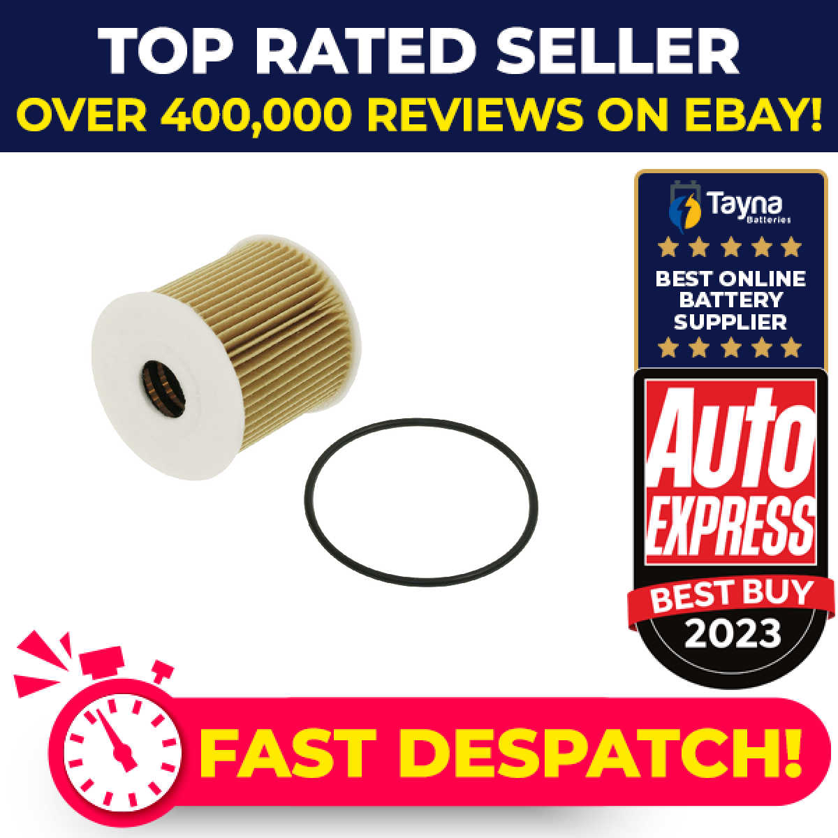 Oil Filter fits NISSAN ALMERA N16, V10 2.2D 00 to 03 AY110NS001 15208AD20A Febi