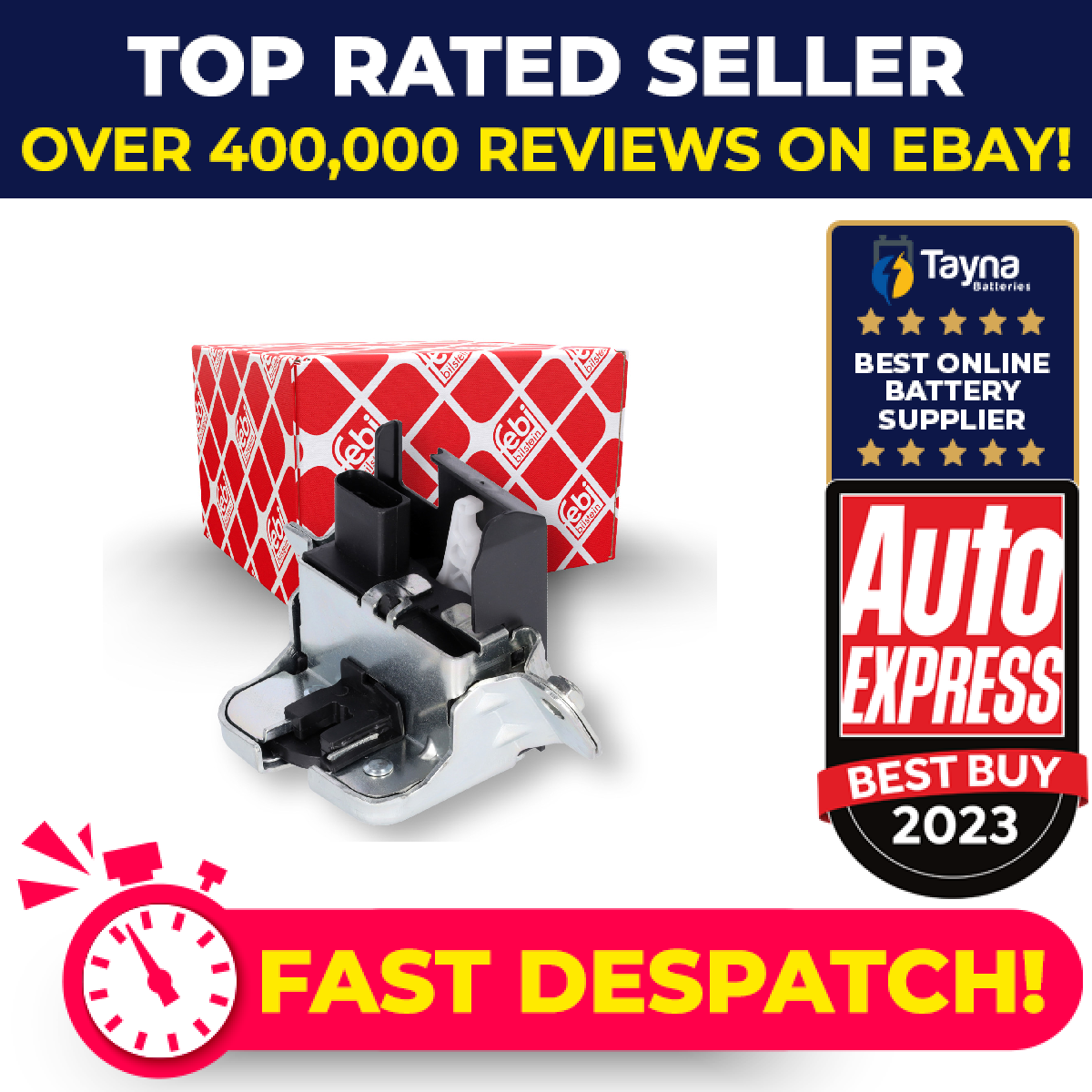 Tailgate Lock fits VW SHARAN 7N 2.0 10 to 20 7P0827505E 7P0827505G 7P0827505L