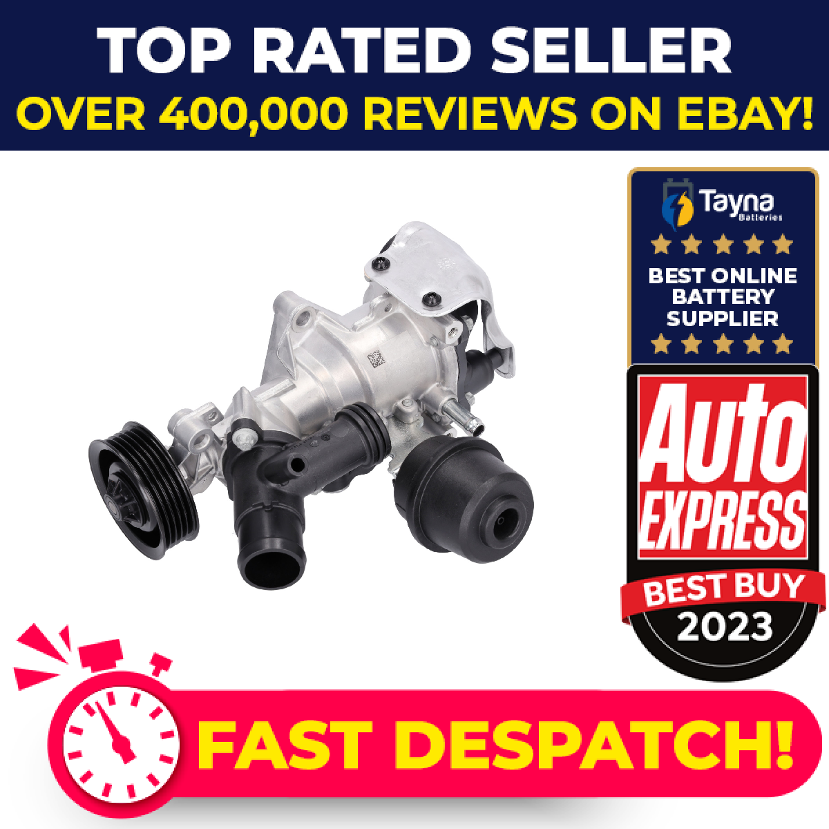 Water Pump fits MERCEDES GLA250 X156 2.0 2013 on M270.920 Coolant A2702000000