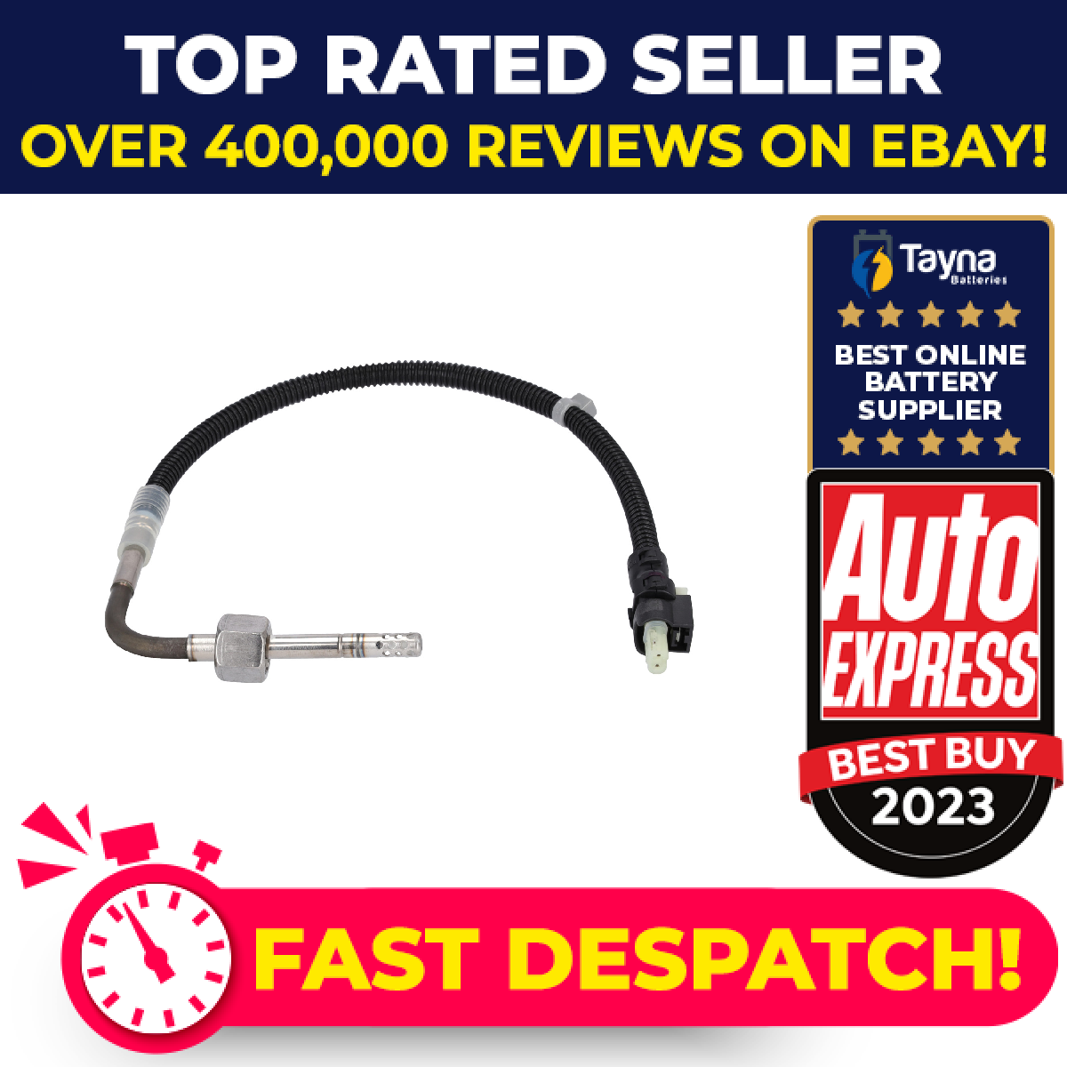Exhaust Temperature Sensor fits MERCEDES E220 S212, W212 2.2D Pre Cat 14 to 16