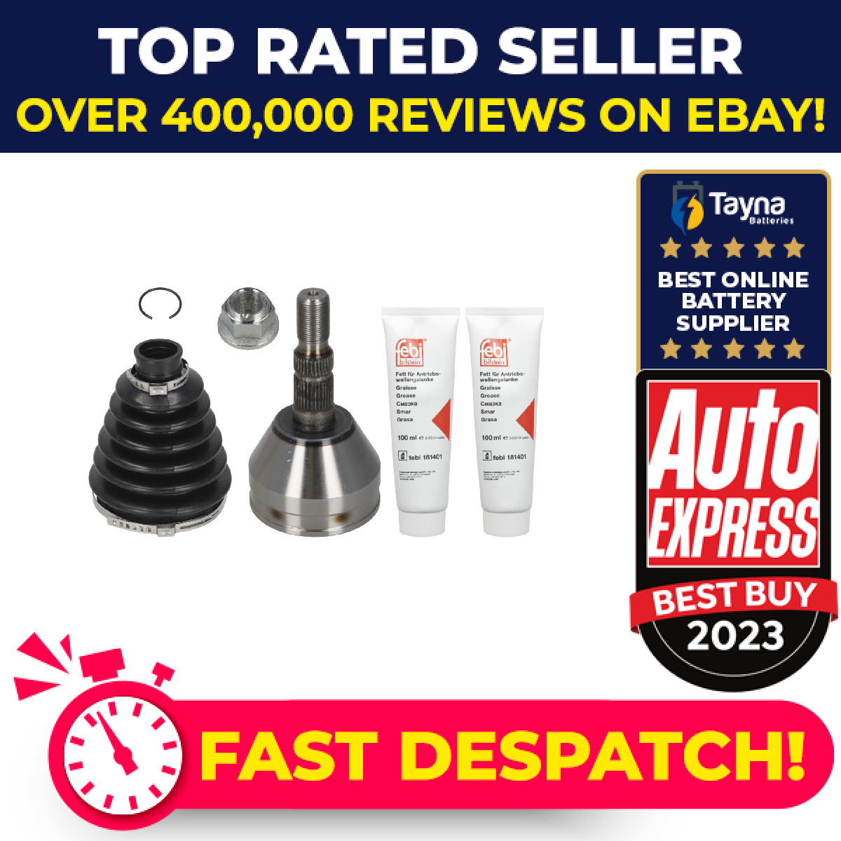 CV Joint fits VAUXHALL ZAFIRA B 1.9D Front Outer 05 to 14 Z19DT C.V. Driveshaft