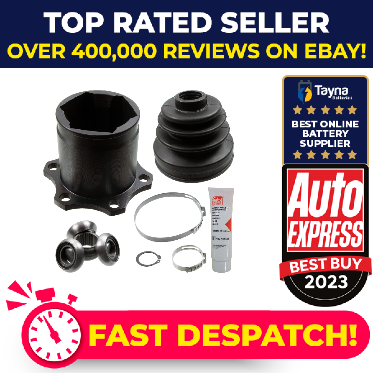 CV Joint fits SEAT TOLEDO 5P 2.0D 04 to 09 6-Speed Automatic Transmission C.V.