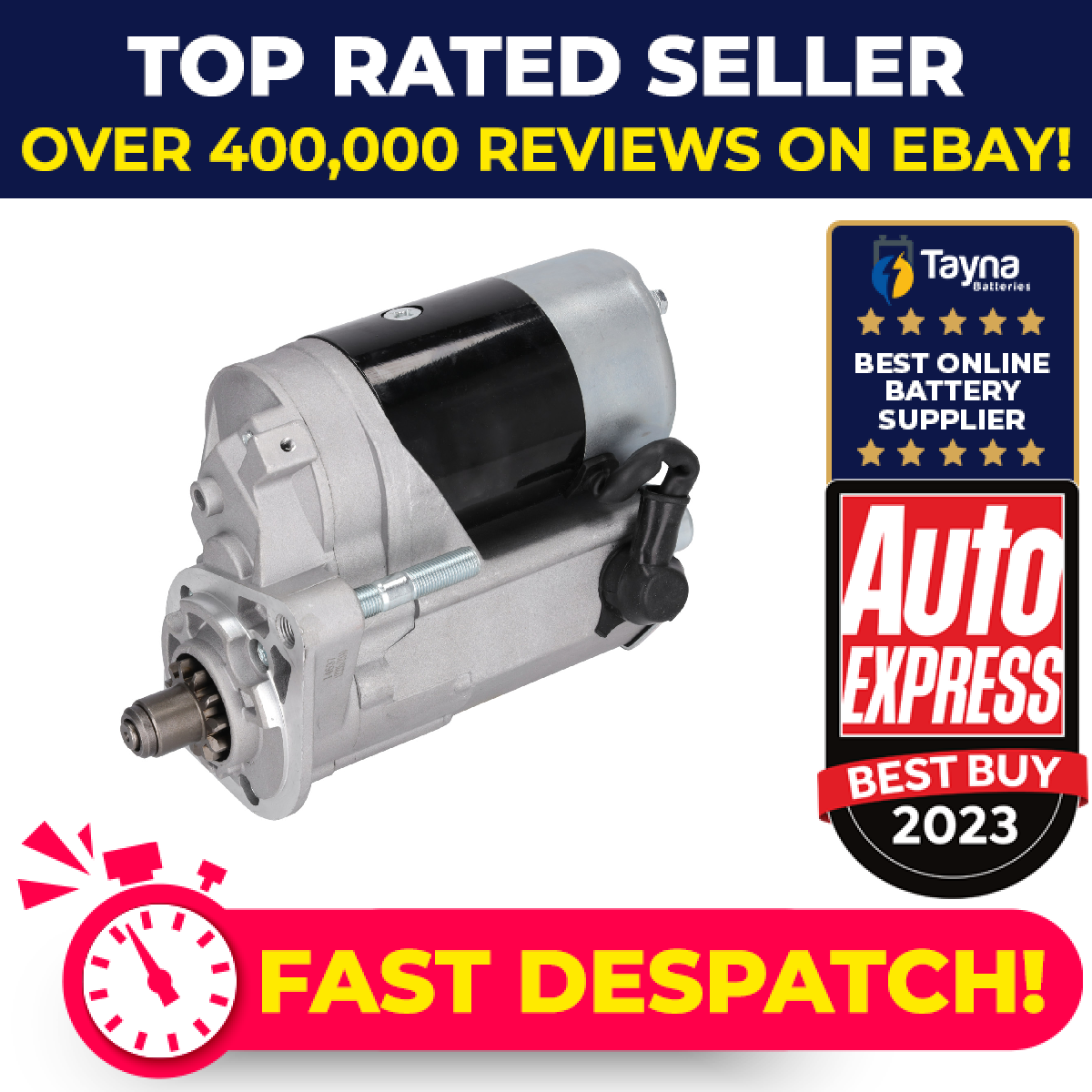 Starter Motor fits TOYOTA HILUX Mk7 3.0D 08 to 15 1KD-FTV 281000L050 281000L051