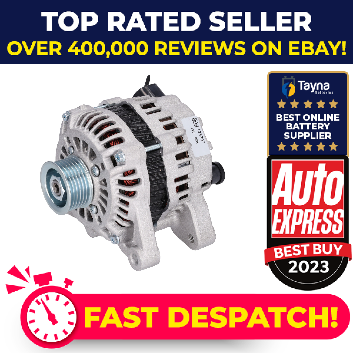 Alternator fits PEUGEOT 1007 KM 1.4 2005 on KFV(TU3A) 5705CW 5705EG 5705KW Febi