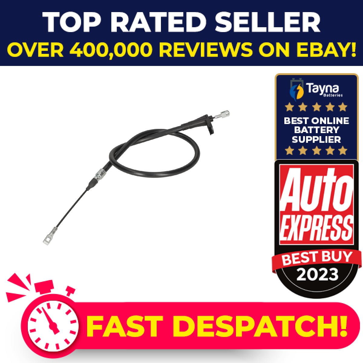 Handbrake Cable Rear Left or Right 193686 Febi Hand Brake Parking A1244201185