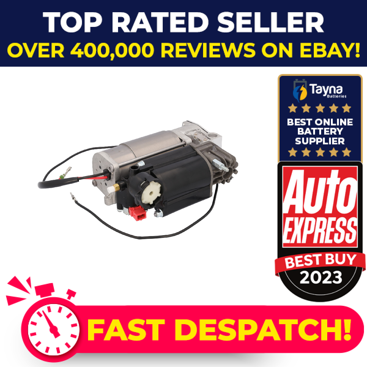 Air Suspension Compressor fits ROLLS ROYCE PHANTOM Mk7 6.75 2007 on 37226779712