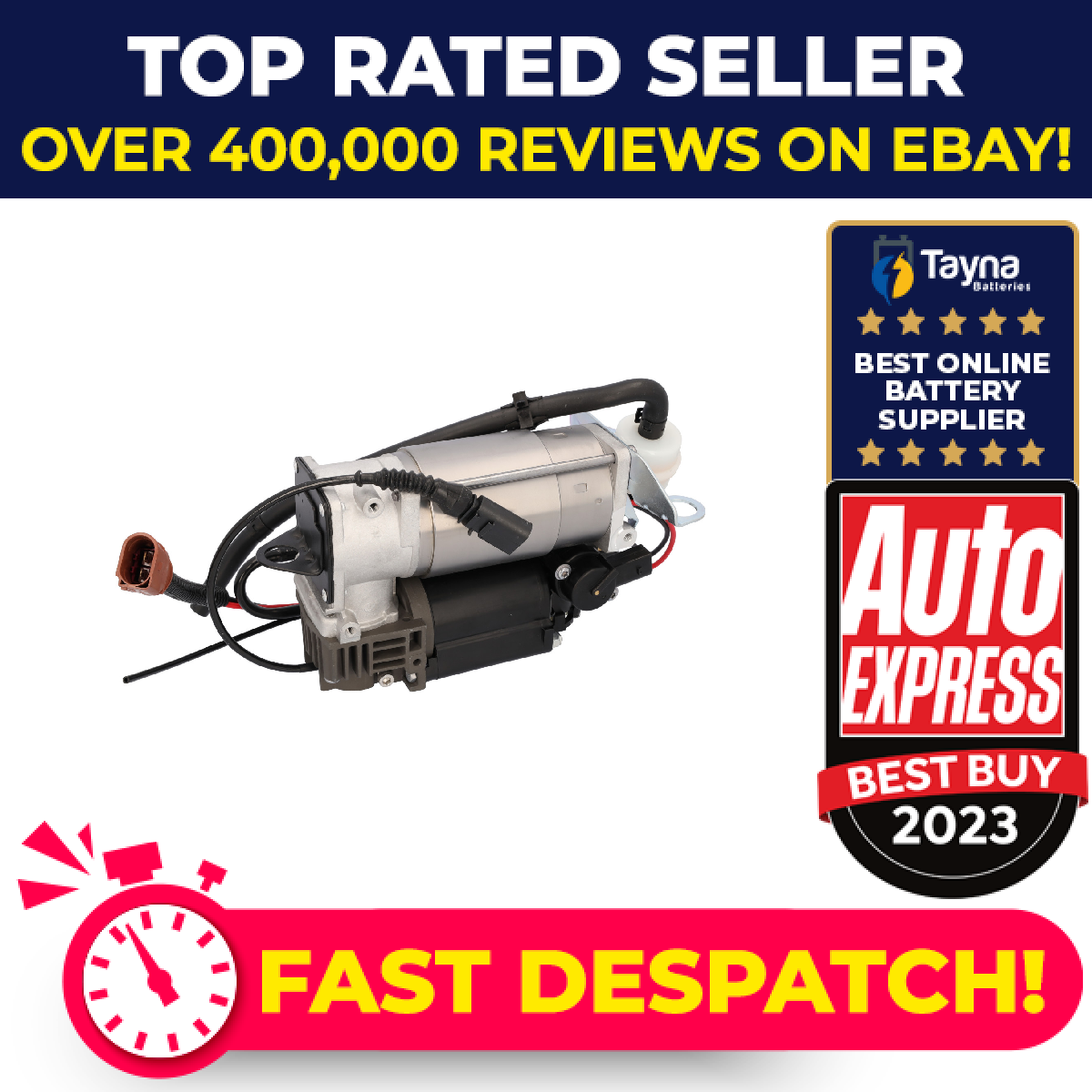 Air Suspension Compressor fits AUDI A6 Allroad C6 2.7D 06 to 11 4F0616005E Febi
