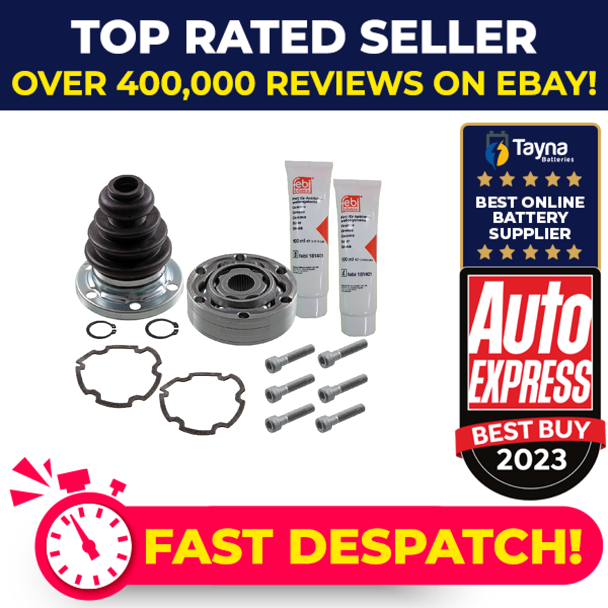 CV Joint fits VW CARAVELLE Mk4 2.4D Front 90 to 98 C.V. Driveshaft 701498103 New