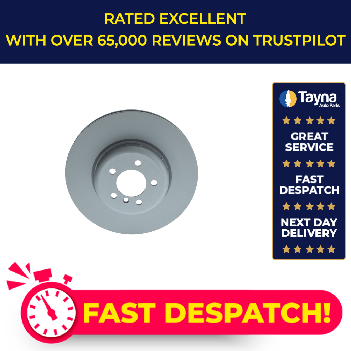 Brake Disc Single Vented fits BMW 435D 3.0D Front 13 to 20 N57D30B 370mm Bosch